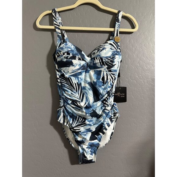 Nip Tuck Women's One Piece Swimsuit Size 6 NWT - Picture 2 of 8